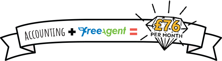 Accounting + FreeAgent = £76 per month